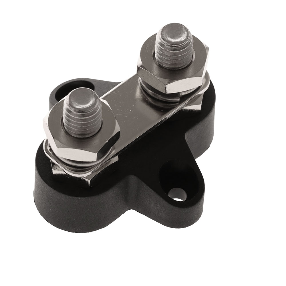 BLA Insulated Dual Terminal Stud 8mm Black