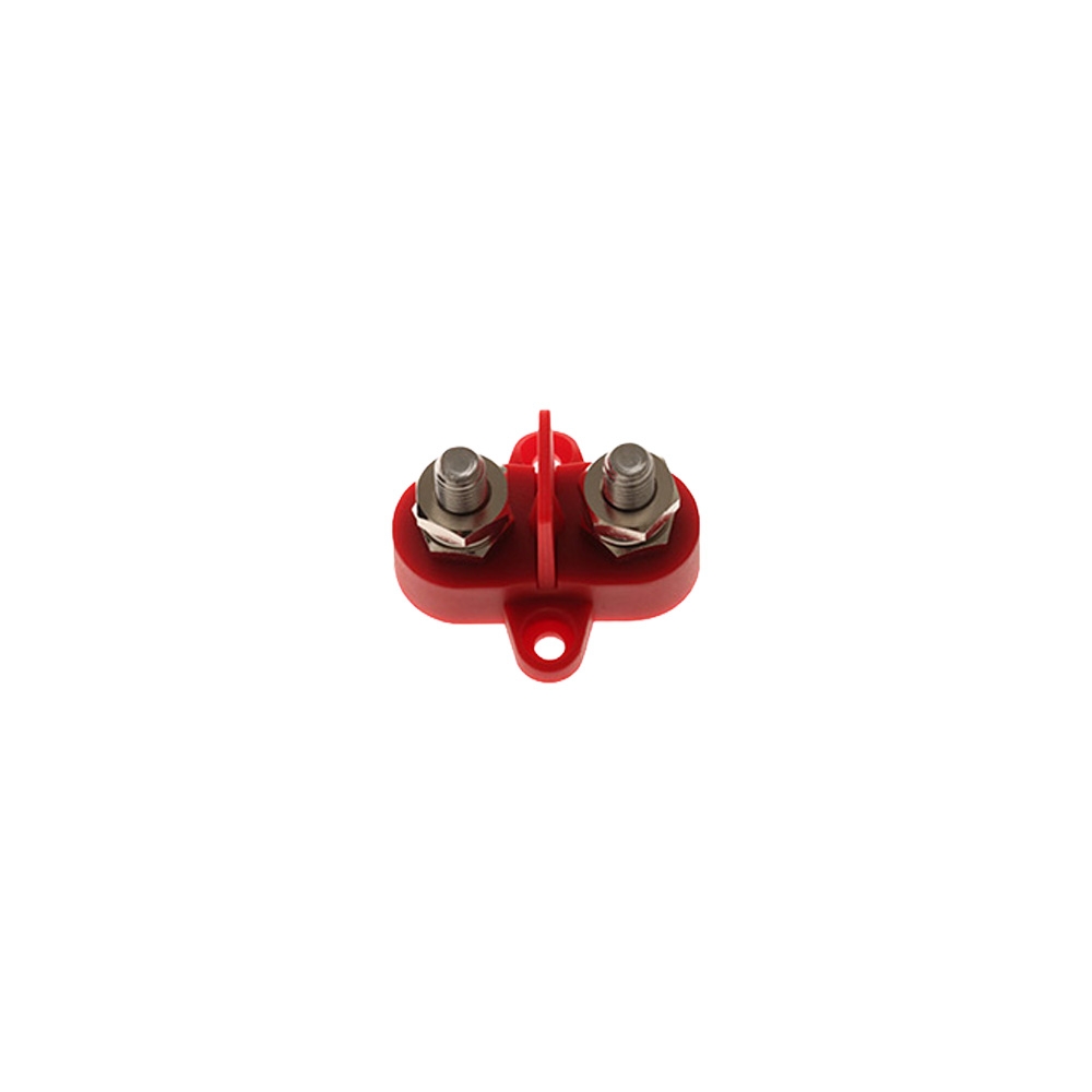 BLA Insulated Dual Isolated Terminal Stud 8mm Red