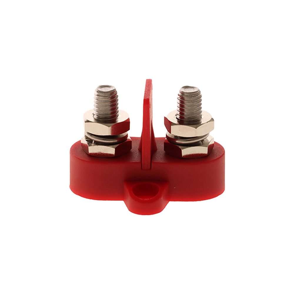 BLA Insulated Dual Isolated Terminal Stud 8mm Red