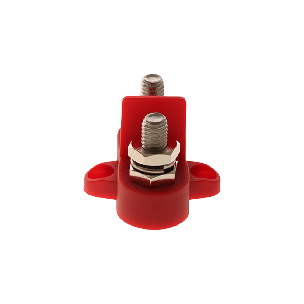 BLA Insulated Dual Isolated Terminal Stud 8mm Red