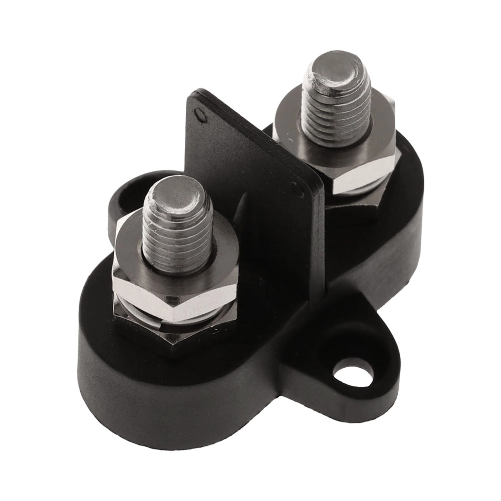 BLA Insulated Dual Isolated Terminal Stud 8mm Black BLA Insulated Dual Isolated Terminal Stud 8mm Black