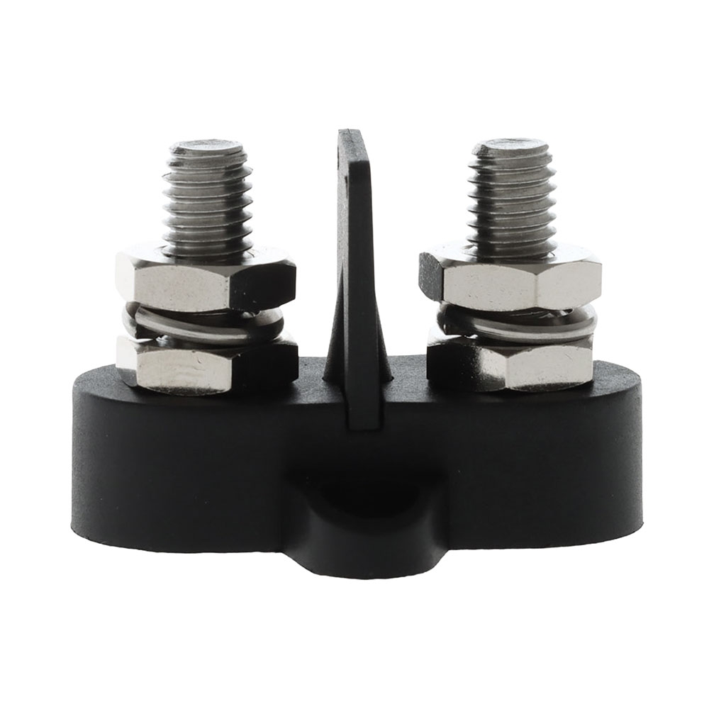 BLA Insulated Dual Isolated Terminal Stud 8mm Black