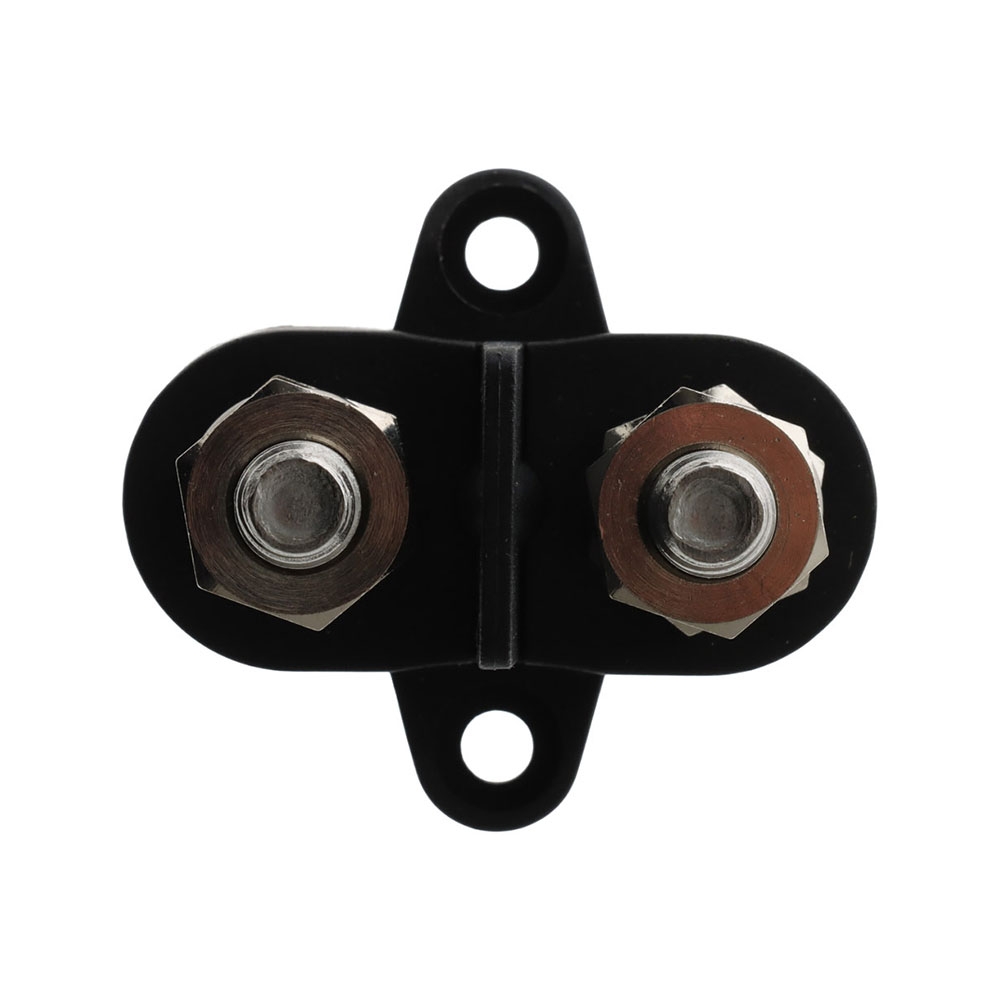 BLA Insulated Dual Isolated Terminal Stud 8mm Black