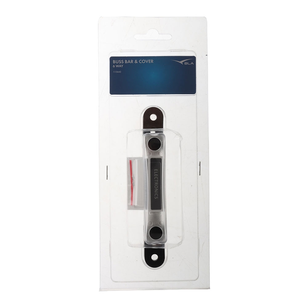 BLA 6-Way Brass Bus Bar with Cover