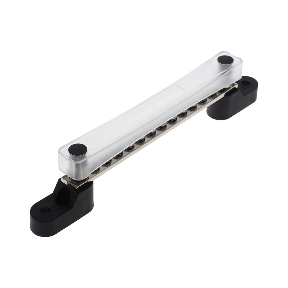 BLA 12-Way Brass Bus Bar with Cover