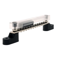 BLA 12-Way Brass Bus Bar with Cover Thumbnail BLA 12-Way Brass Bus Bar with Cover