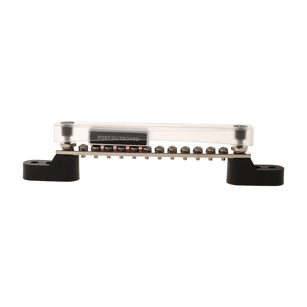 BLA 12-Way Brass Bus Bar with Cover