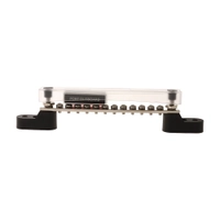 BLA 12-Way Brass Bus Bar with Cover Thumbnail BLA 12-Way Brass Bus Bar with Cover