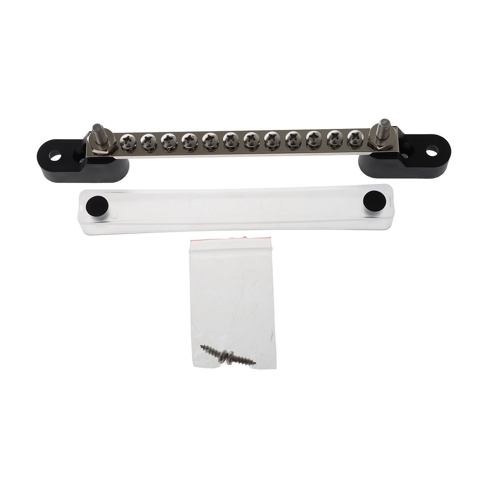 BLA 12-Way Brass Bus Bar with Cover