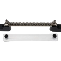 BLA 12-Way Brass Bus Bar with Cover Thumbnail BLA 12-Way Brass Bus Bar with Cover