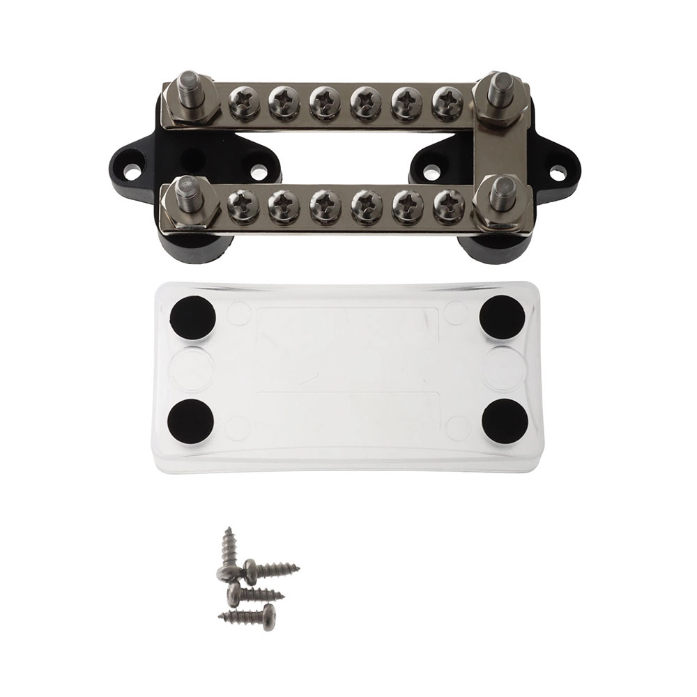 BLA 6-Way Dual Brass Bus Bar with Cover BLA 6-Way Dual Brass Bus Bar with Cover
