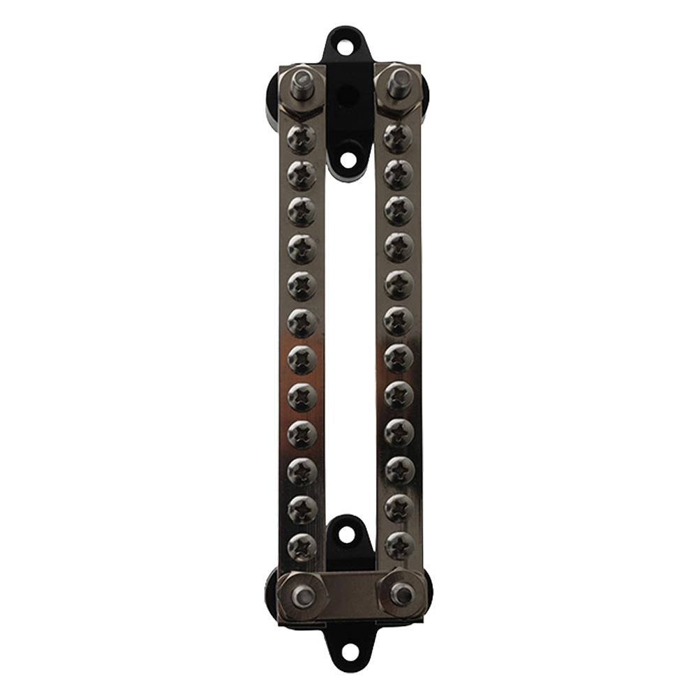 BLA 12-Way Dual Brass Bus Bar with Cover BLA 12-Way Dual Brass Bus Bar with Cover