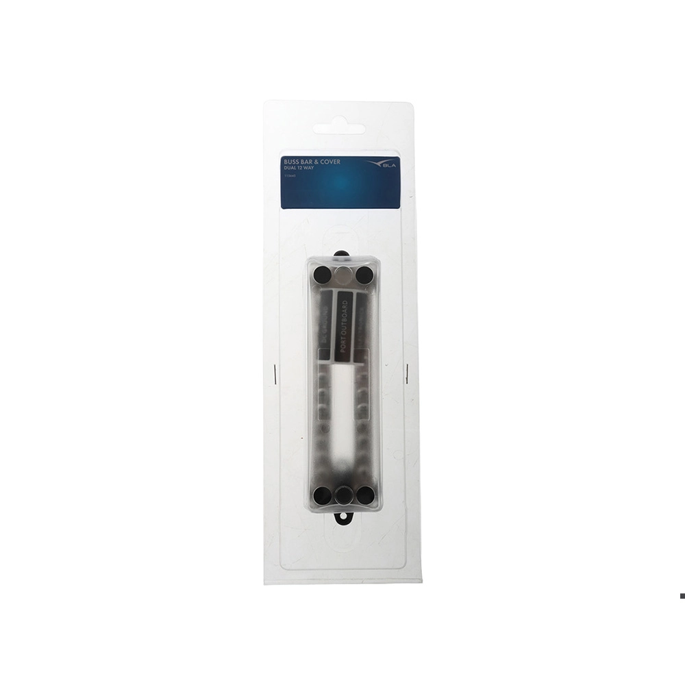 BLA 12-Way Dual Brass Bus Bar with Cover BLA 12-Way Dual Brass Bus Bar with Cover