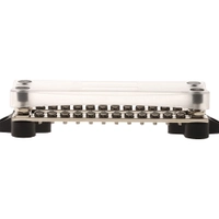 BLA 12-Way Dual Brass Bus Bar with Cover Thumbnail BLA 12-Way Dual Brass Bus Bar with Cover