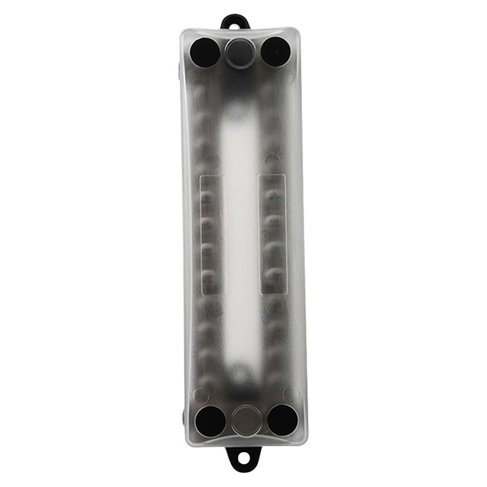 BLA 12-Way Dual Brass Bus Bar with Cover