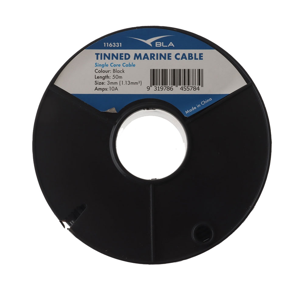BLA Single Core Tinned Copper Marine Electrical Cable 50m