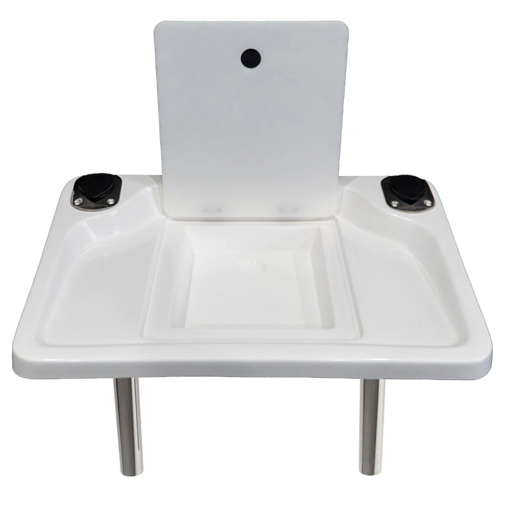 SeaKing SK-B01 Fibreglass Bait Board with 2 Rod Holders - 650 x 430mm SeaKing SK-B01 Fibreglass Bait Board with 2 Rod Holders - 650 x 430mm