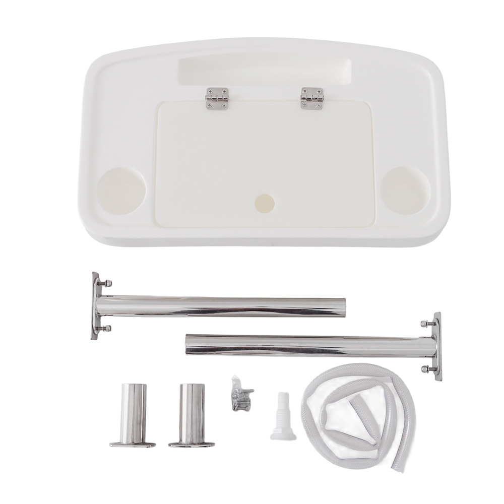SeaKing JJ-12 Fibreglass Bait Board with 2 Cup Holders - 600 x 350mm