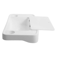 SeaKing HJ-15 Fibreglass Bait Board with Knife Tray and 2 Cup Holders - 700 x 415mm Thumbnail SeaKing HJ-15 Fibreglass Bait Board with Knife Tray and 2 Cup Holders - 700 x 415mm