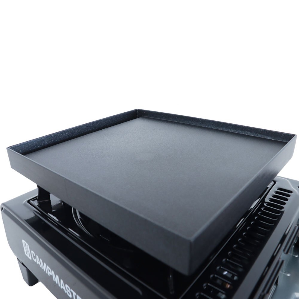 Campmaster Single Burner Butane Stove with Hotplate