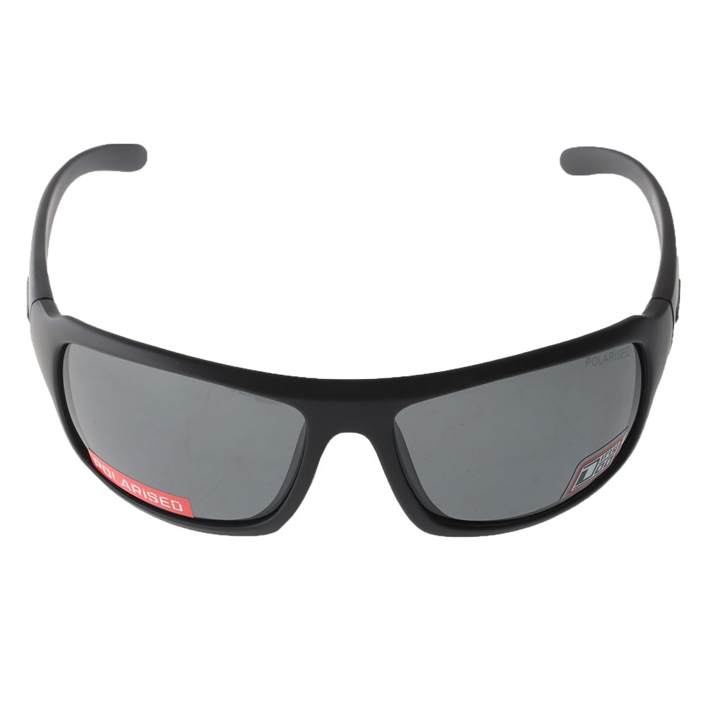 Dirty Dog Big Dog Polarised Sunglasses Black Frame Grey Lens