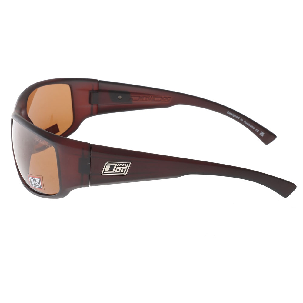Dirty Dog Muzzle Polarised Sunglasses Brown