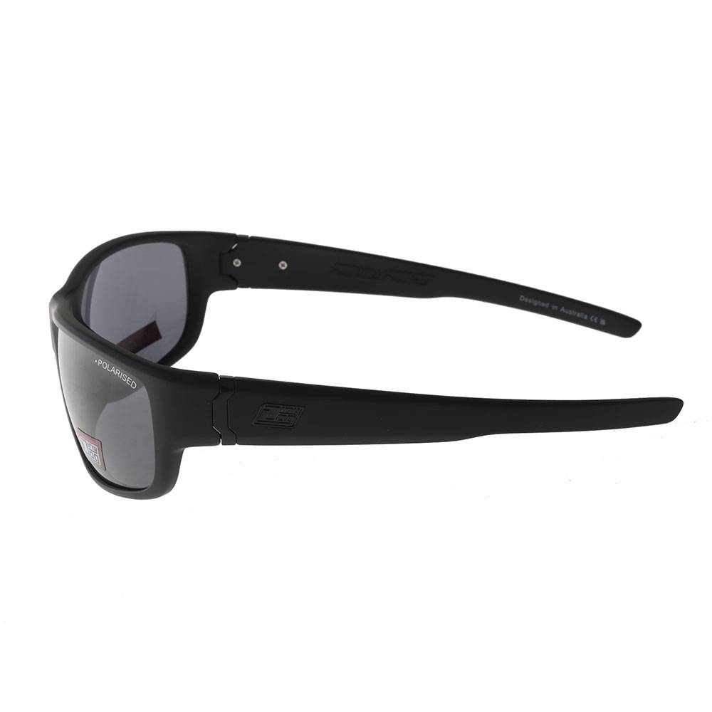 Dirty Dog Vault Polarised Sunglasses Black Frame Grey Lens