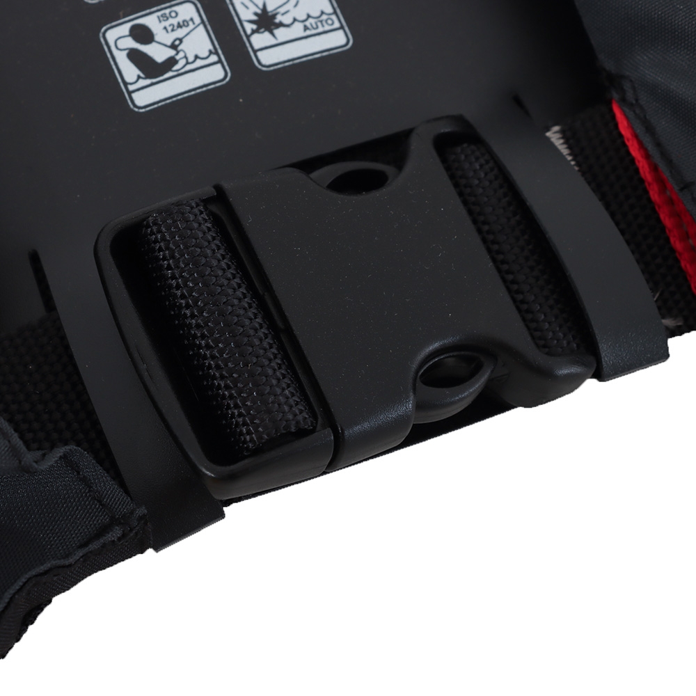 Hutchwilco Classic 170N Manual Inflatable Life Jacket with Ergonomic Thigh Strap Charcoal 