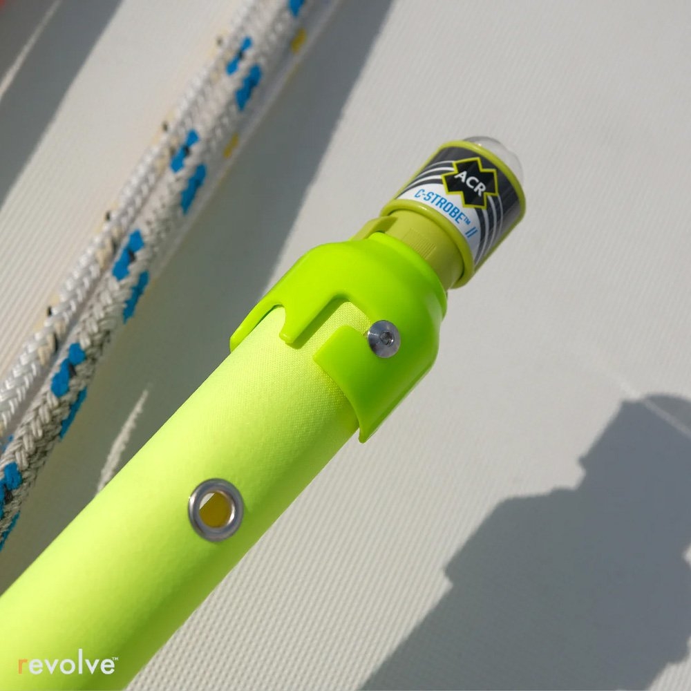 Revolve Rollable Emergency Marine VHF Antenna 2.5m 156MHz with Strobe