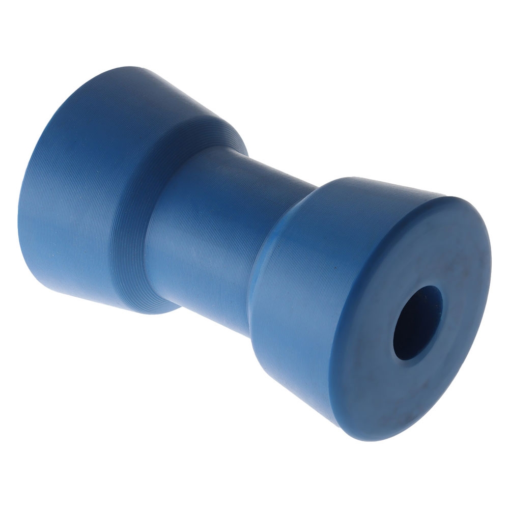 Viking Polypropylene Trailer Keel Roller Blue 100x58mm 17mm ID