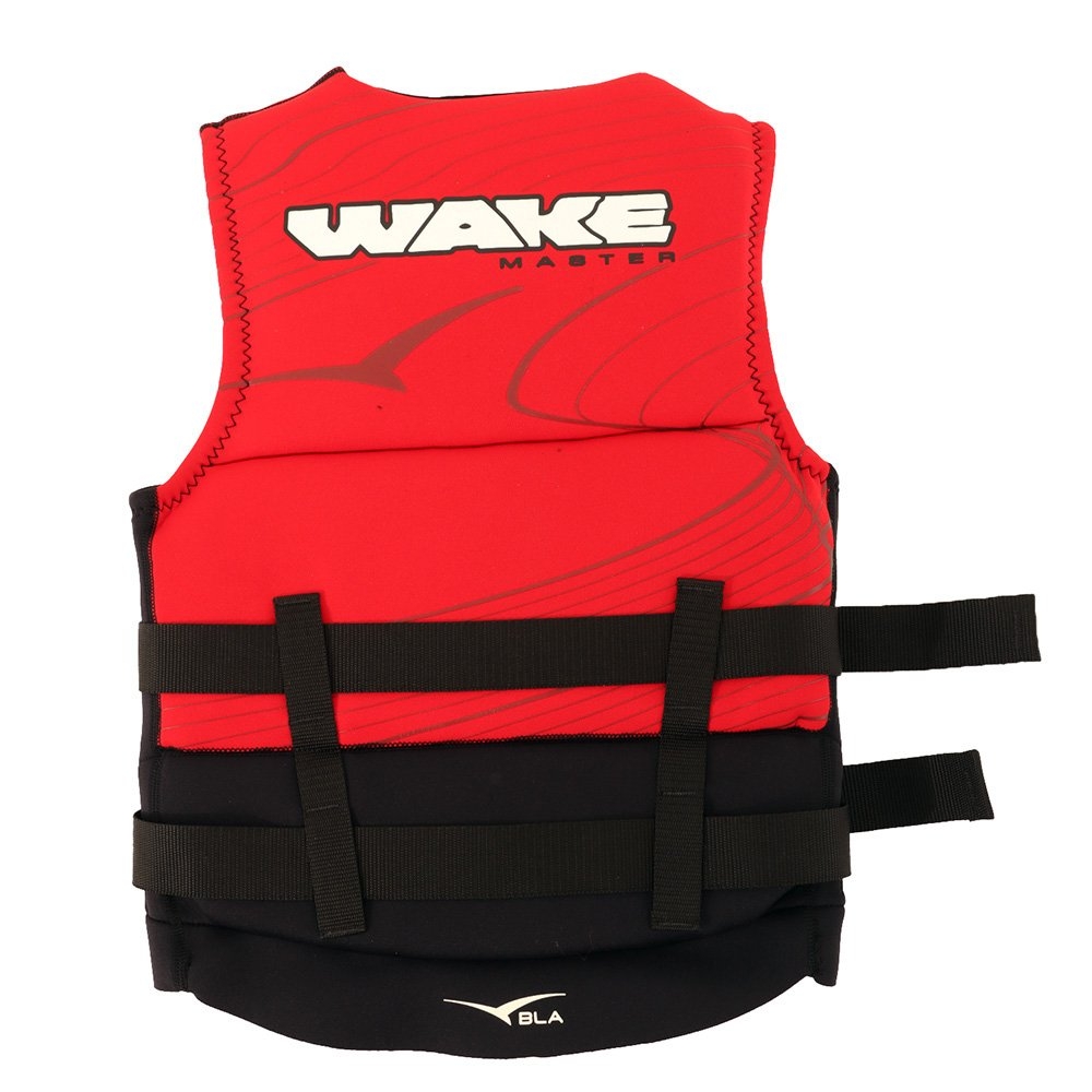 BLA Wakemaster Neoprene Level 50 PFD Life Vest Red/Black Adult Small-Medium