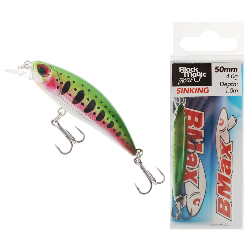 Black Magic BMax50 Freshwater Lure 50mm 4g Rainbow