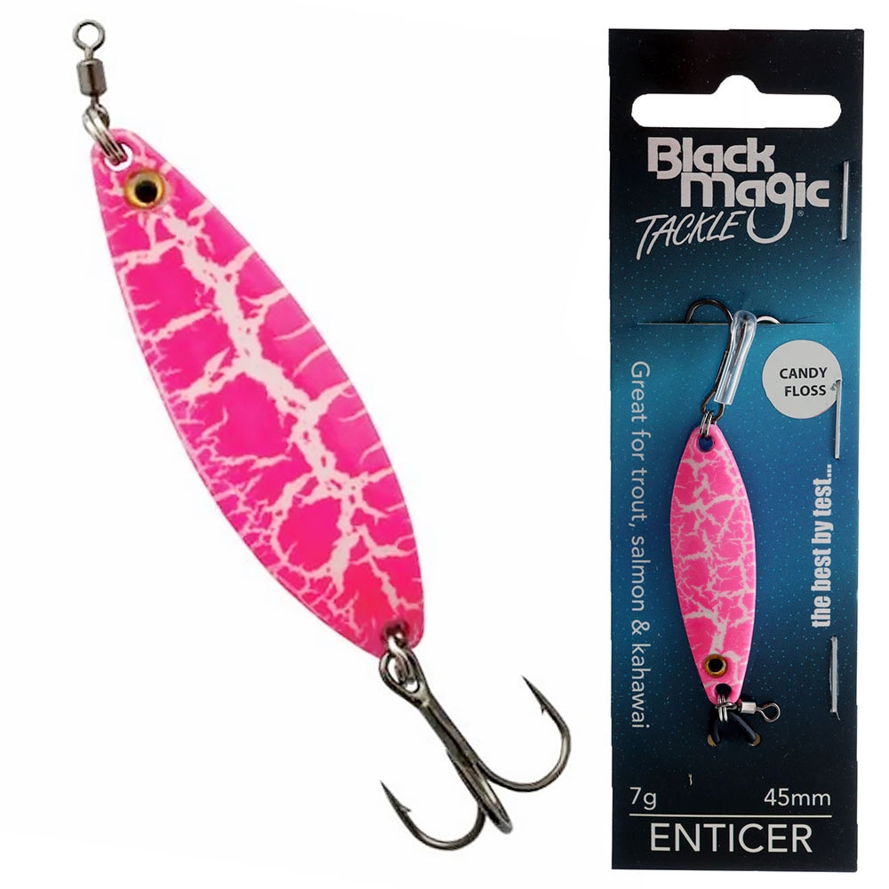 Black Magic Enticer Freshwater Lure 7g Candy Floss