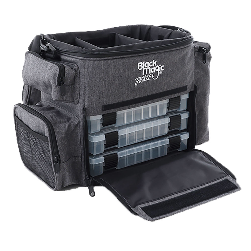 Black Magic Tackle Bag Grey