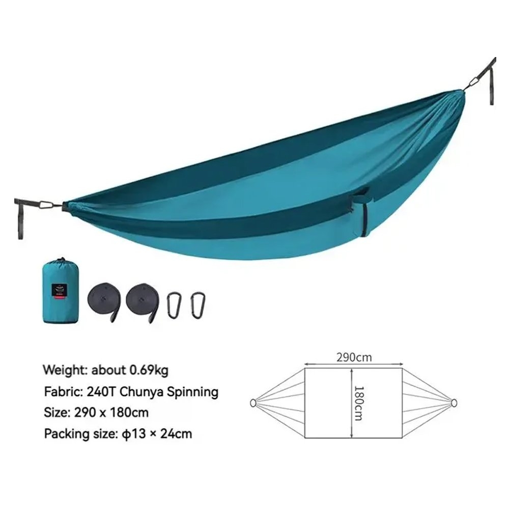 Naturehike Ultralight Double Camping Hammock Blue