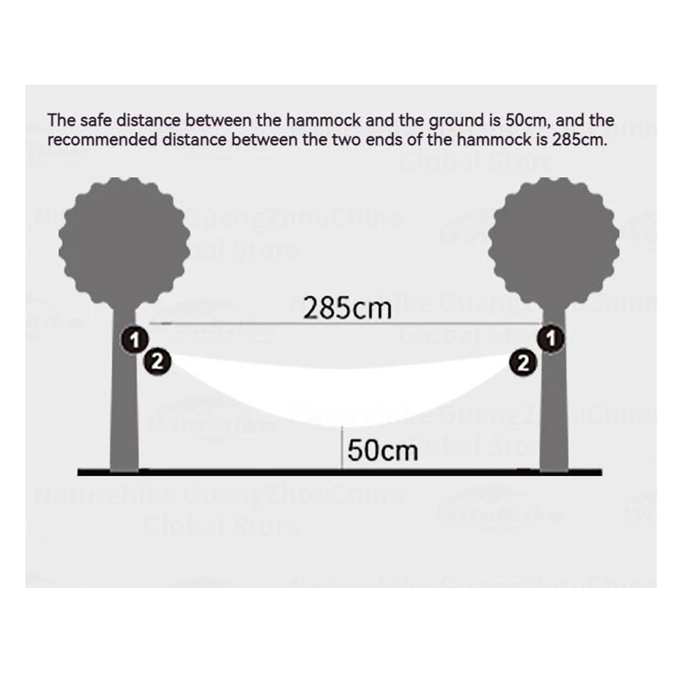 Naturehike Ultralight Double Camping Hammock Blue