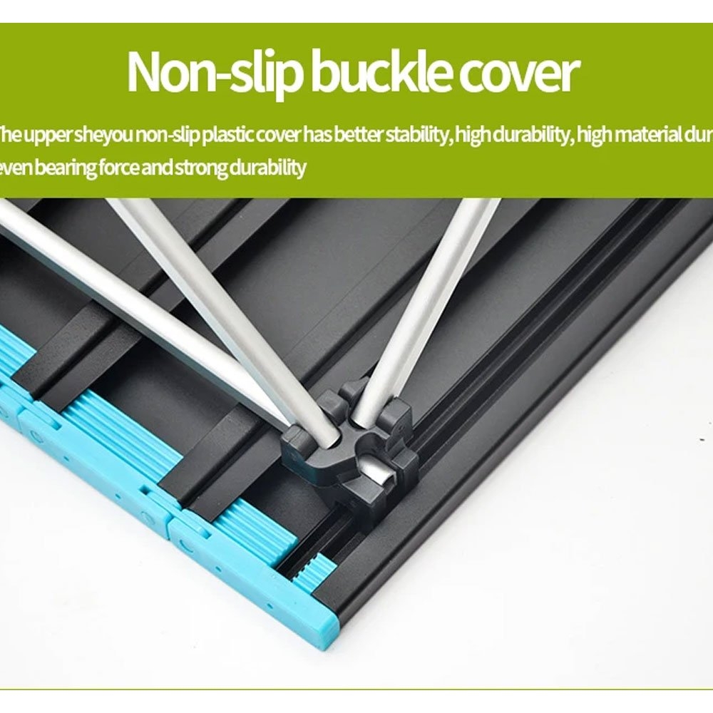 Naturehike Aluminium Folding Camping Table Reef Blue 41 x 34.5 x 29cm