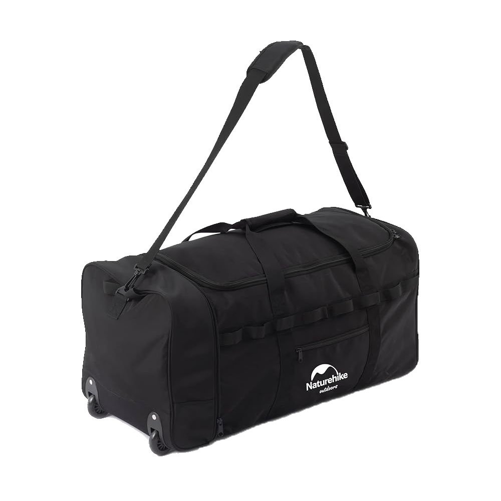 Naturehike Folding Rolling Luggage/Duffel Bag 88L Black