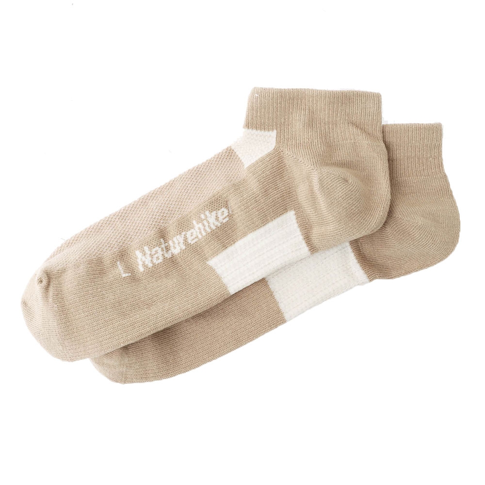 Naturehike Coolmax Quick Dry Low Ankle Camp Socks Khaki US4-8