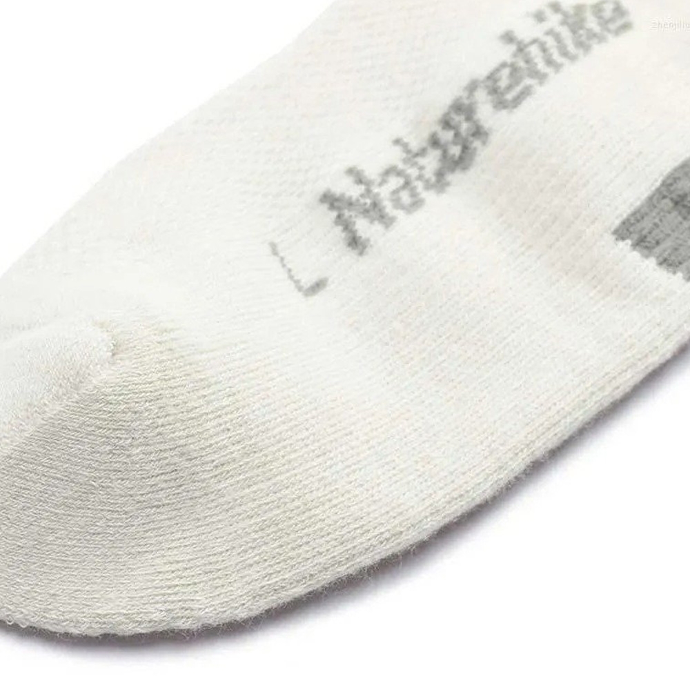 Naturehike Coolmax Quick Dry Low Ankle Camp Socks Cream US4-8
