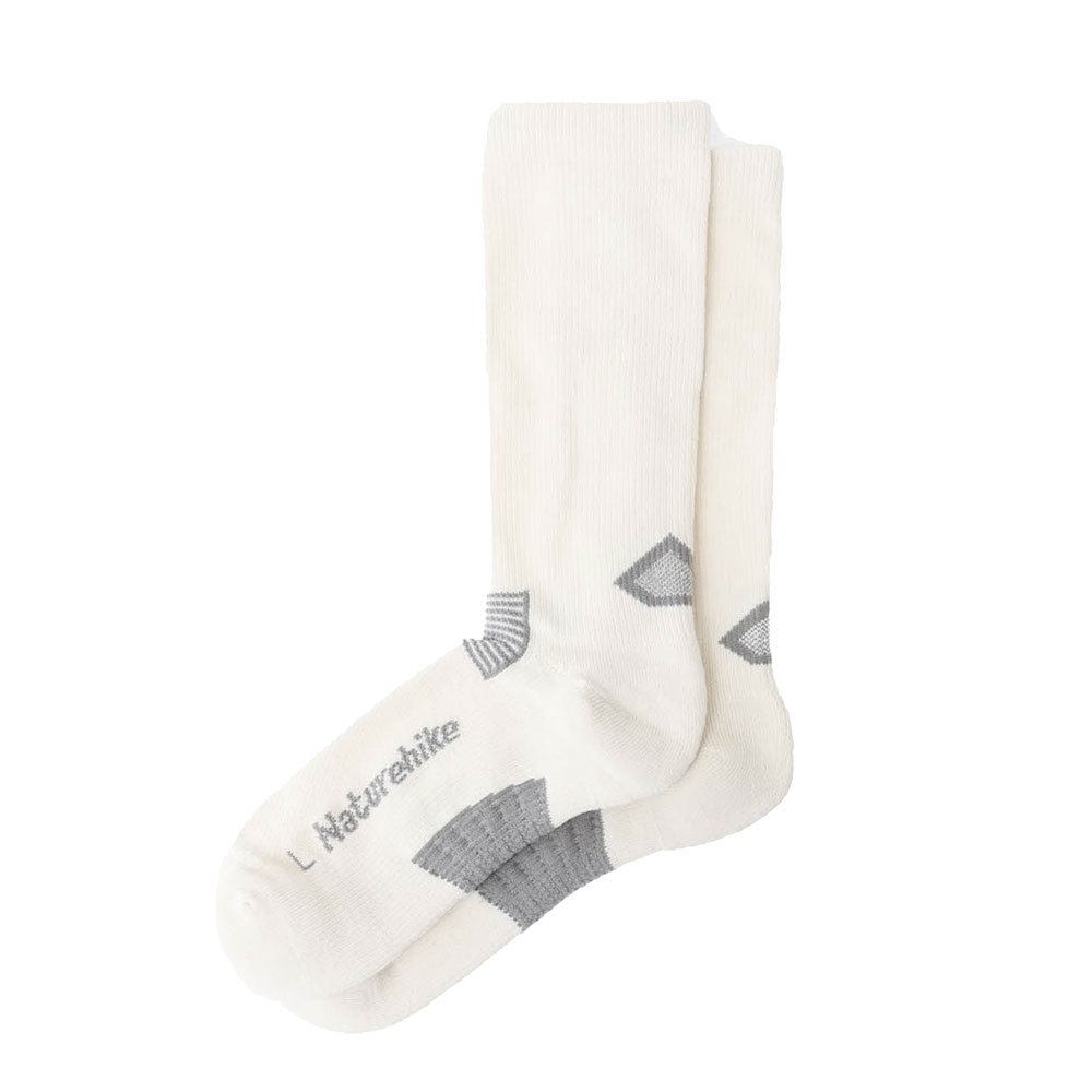 Naturehike Coolmax Quick Dry Long Camp Socks Cream US4-8
