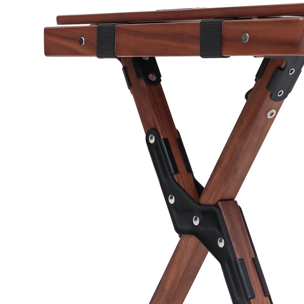 Naturehike Walnut Roll and Fold Compact Camping Table - 50 x 40 x 40cm