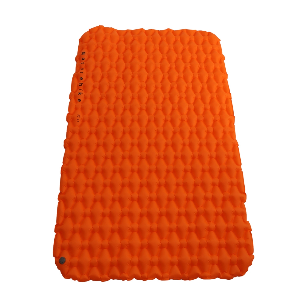 Naturehike FC-11 Double Sleeping Mat with Pump Sack and Carry Bag Orange