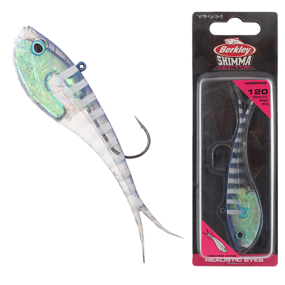 Berkley Shimma Vector Vibe Soft Bait Lure 120mm 46.5g Herring