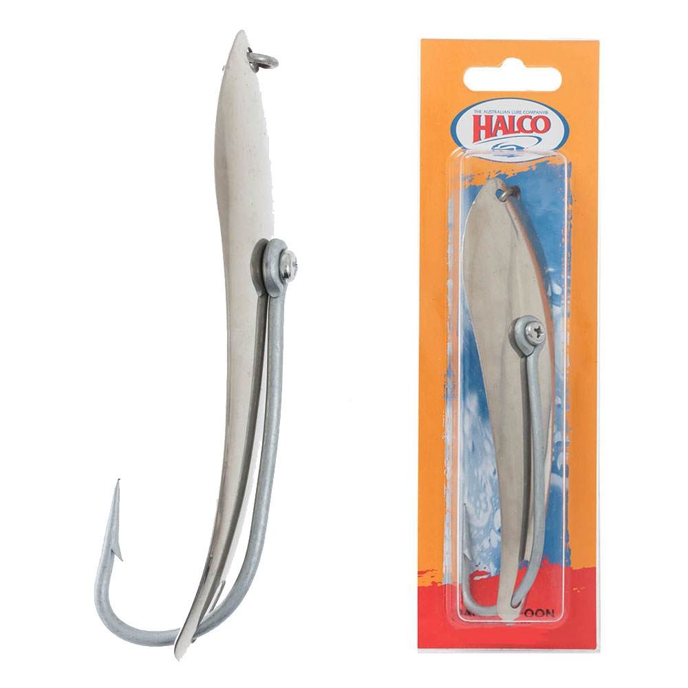 Halco Barra Sinking Spoon Lure Chrome