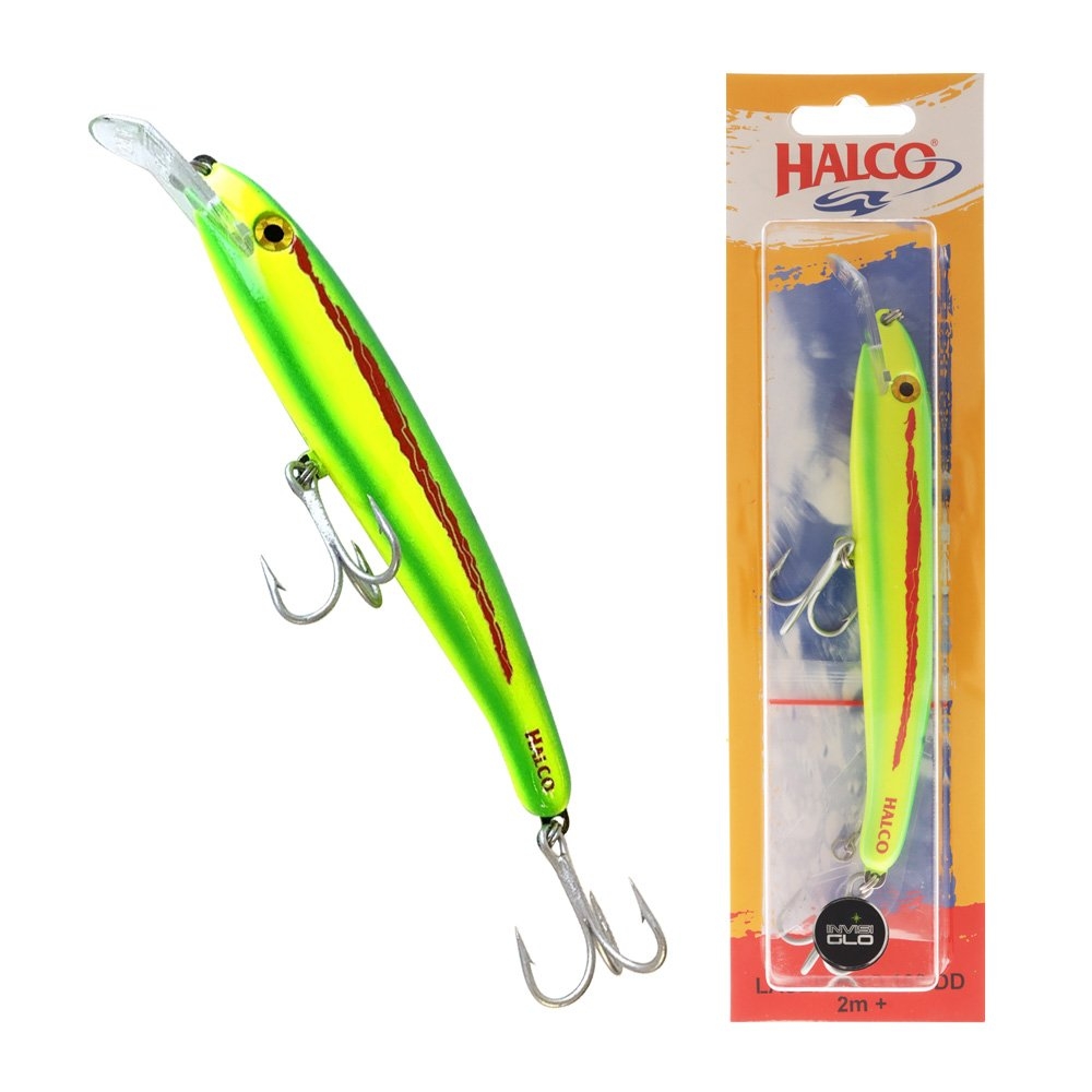 Halco Laser Pro 160 Trolling Lure 160mm 30g Lumo