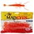 Halco Madeyes Paddle Prawn Soft Bait 7in Fluoro Orange Qty 4