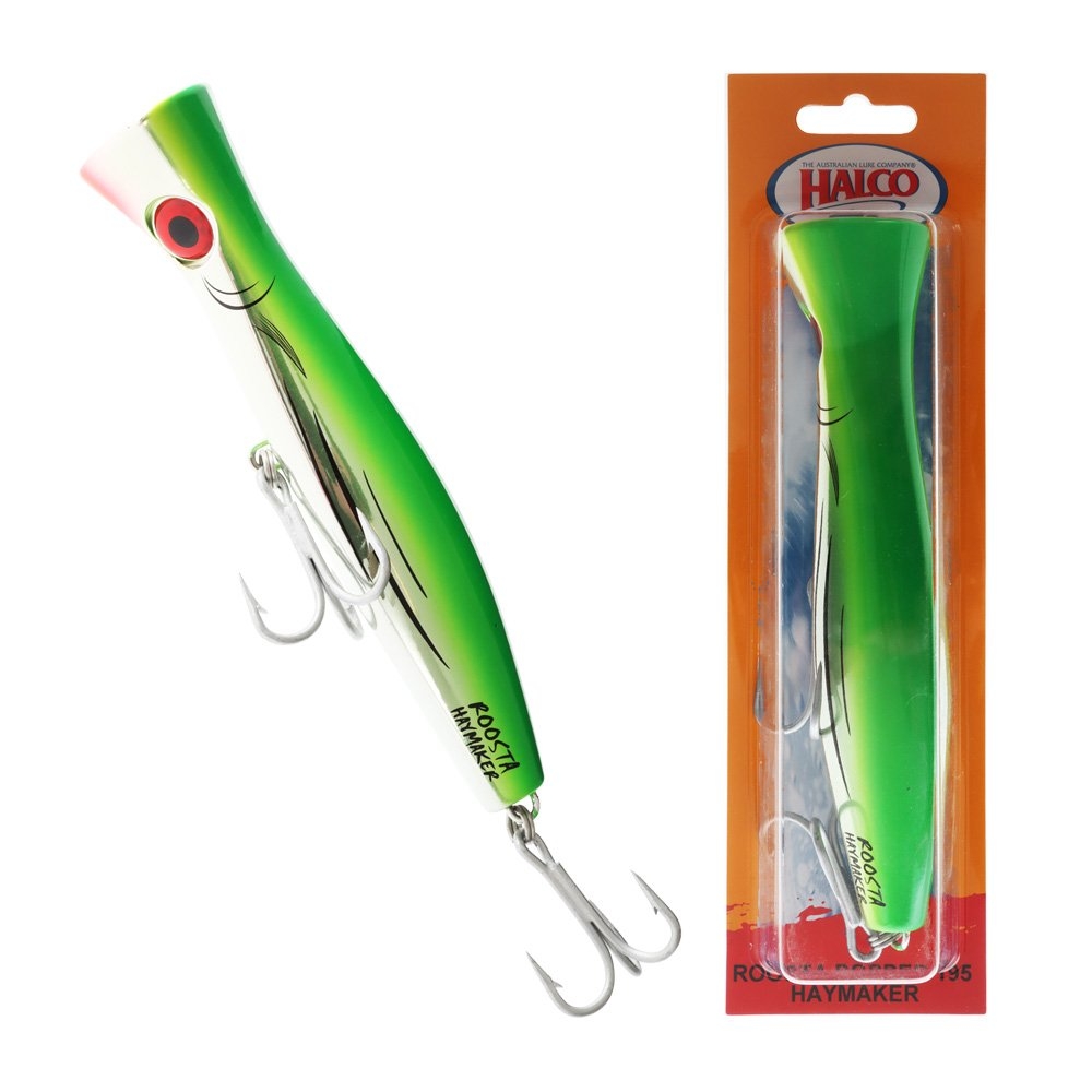 Halco Roosta Haymaker Popper 195mm Liquid Lime