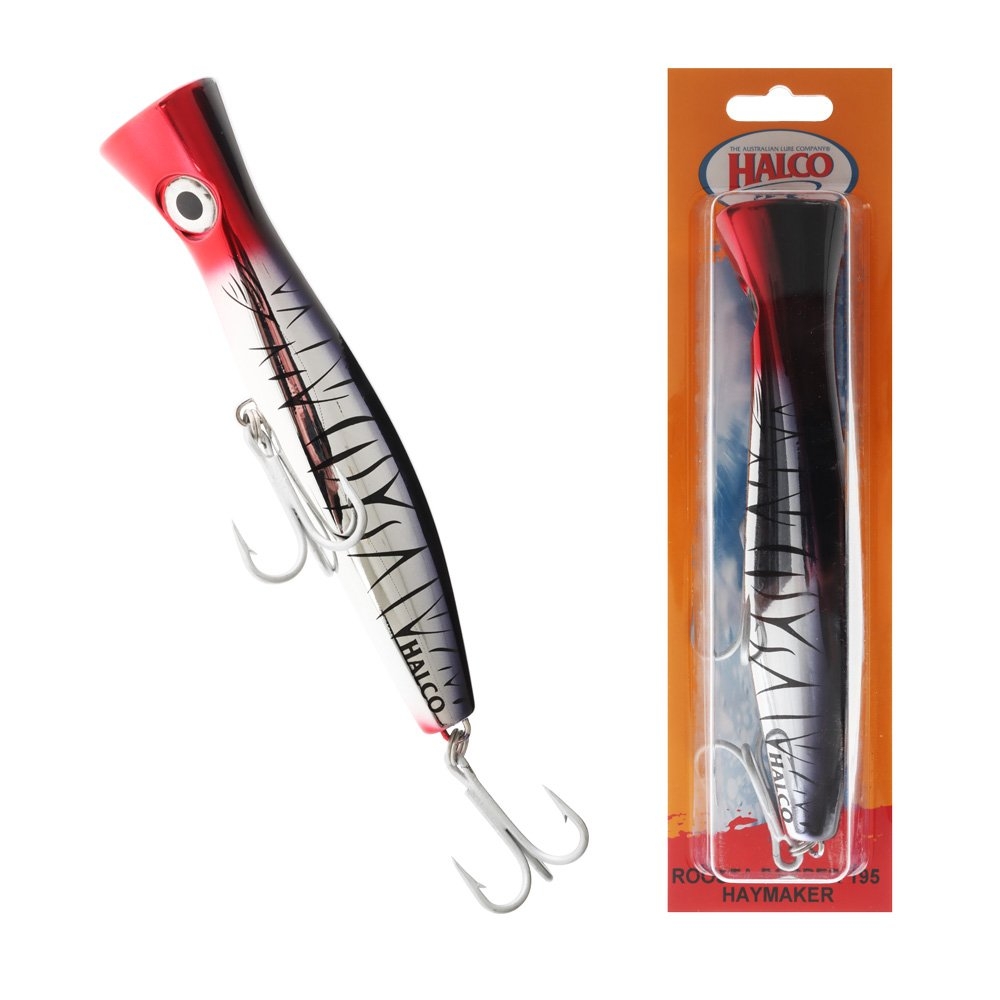 Halco Roosta Haymaker Popper 195mm Chrome Tiger