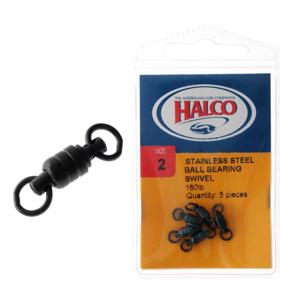 Halco Stainless Ball Bearing Swivel #2/160lb